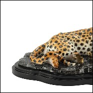 Sculpture in Porcelain 162-Leopard Laying