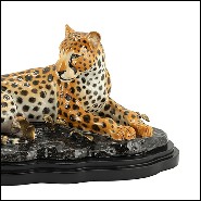 Sculpture in Porcelain 162-Leopard Laying