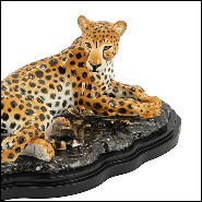 Sculpture in Porcelain 162-Leopard Laying