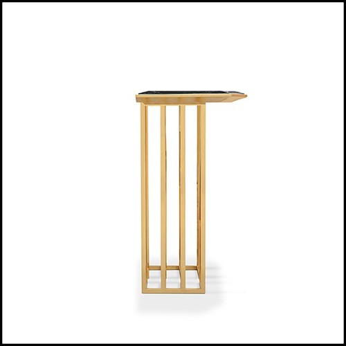 Console Table in Polished Solid Brass 164-Feeler