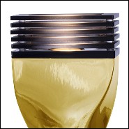 Table Lamp in casted aluminum in crafted gold finish 184-Bow Tie Alu Gold XL or L