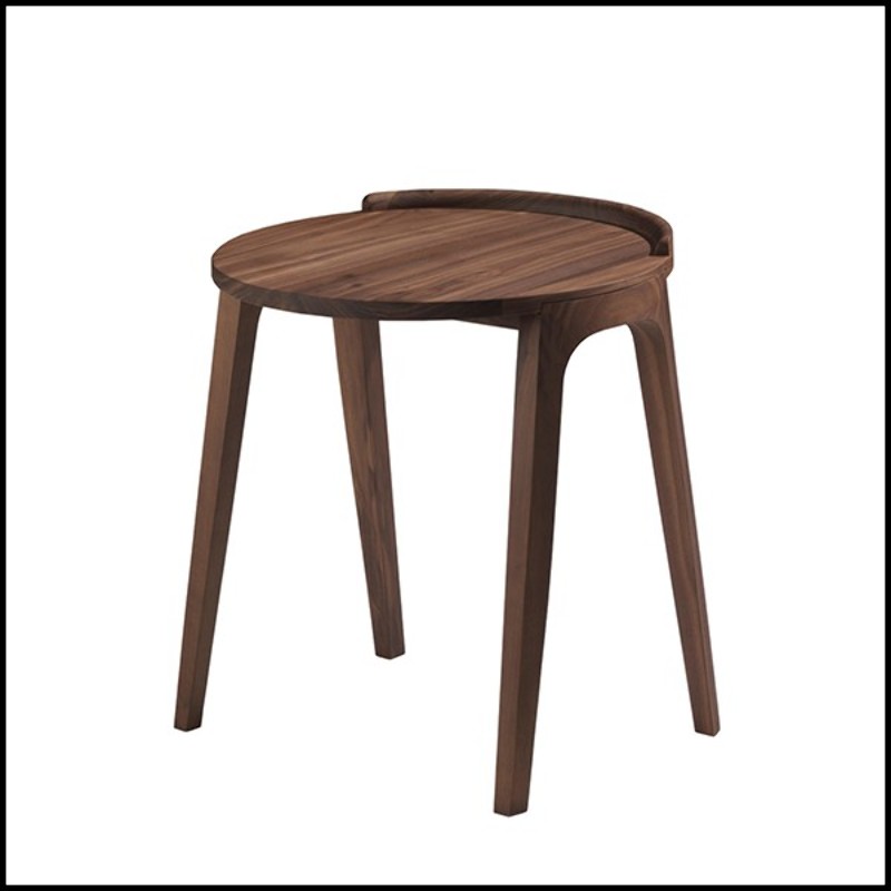 Table d'appoint avec structure en noyer massif 163-Terry