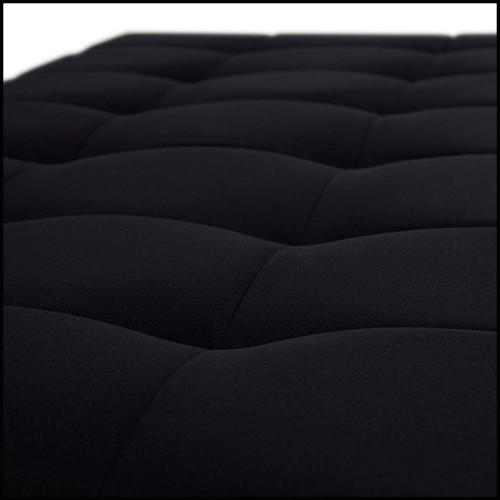 Banc en laiton massif et velours noir 164-Williams