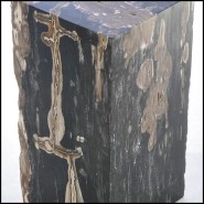 Side Table 221-Petrified Wood N°G