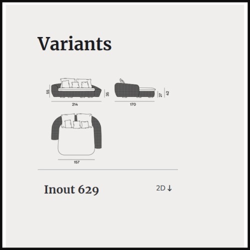 Canapé 30 - Inout 629