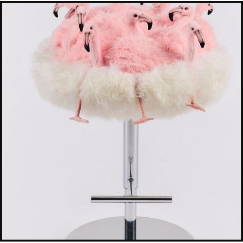 Bar Stool 188 - Bird Pink