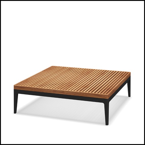 Coffee table 45 -  Grid teak