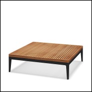 Table basse 45 - Grid teck