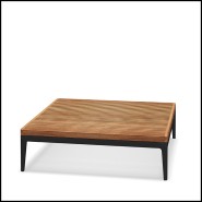 Table basse 45 - Grid teck