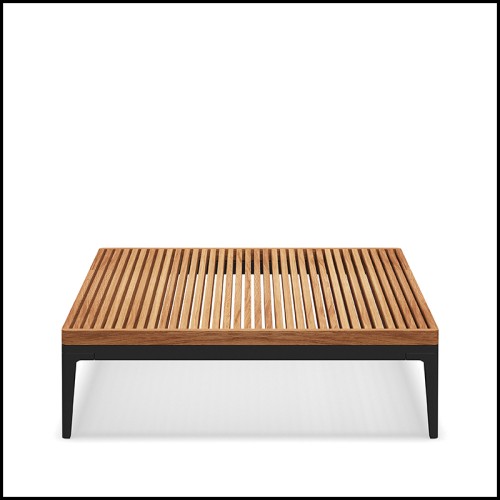 Table basse 45 - Grid teck