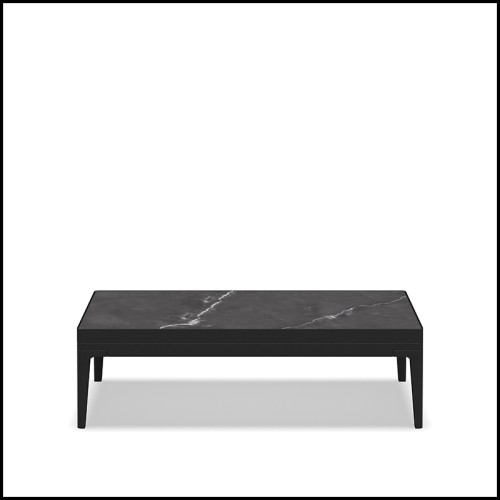 Coffee table 45 -  Grid ceramic rectangular