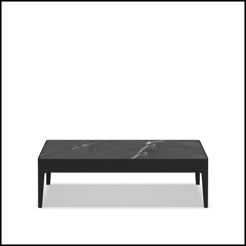 Coffee table 45 -  Grid ceramic rectangular