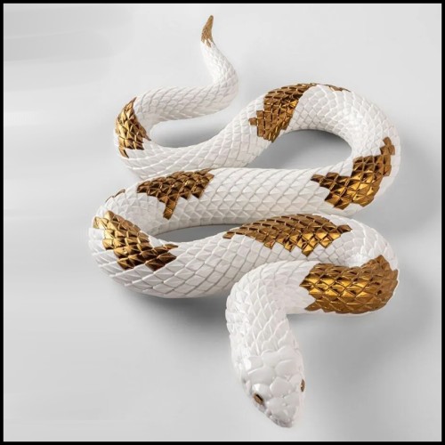 Golden Snake Figurine 256- Valentin