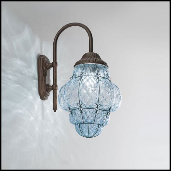 Lampe Mural Outdoor Classic - 233 PC Bleu