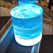 Side Table PC - Illuminated Ocean