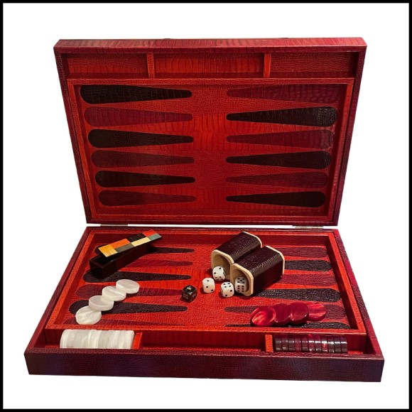 Backgammon PC - Finition Croco