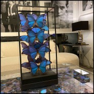 Colonne Envolée de Papillons - Morpho Didius PC