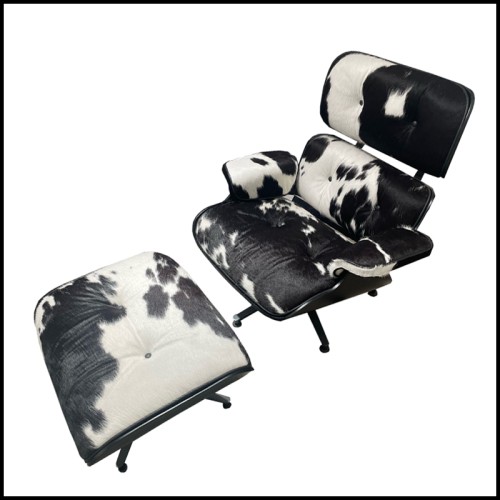 Armchair and ottoman set PC...