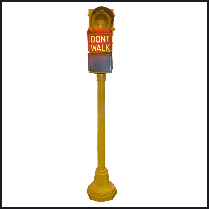 Traffic Light PC- Walk Don't Walk Yellow