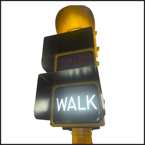 Feu de signalisation PC- Walk Don't Walk Jaune