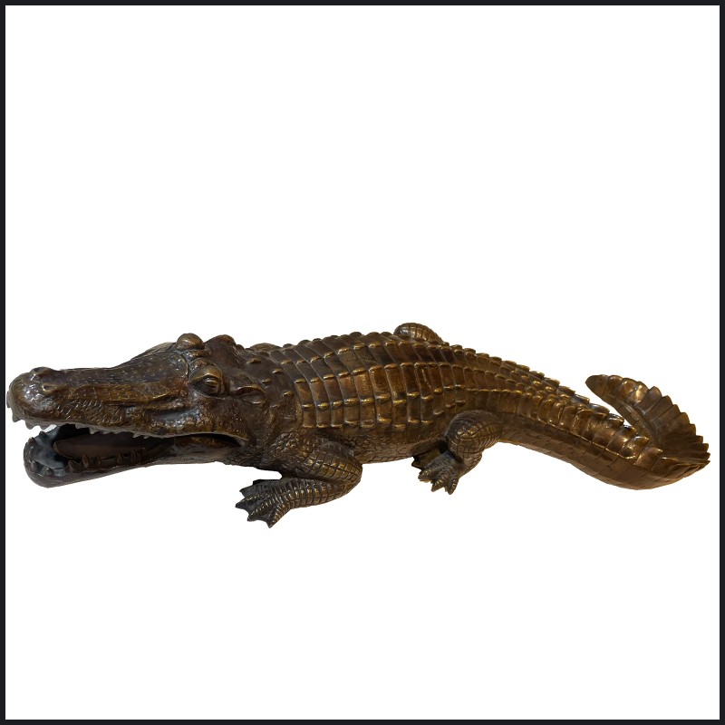 Sculpture PC - Crocodile Bronze