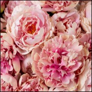 Bouquet 24 - Pivoines real touch 48 pcs/2 variétés