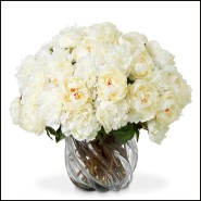 Bouquet 24 - Peonies real touch 48 pcs/2 varieties