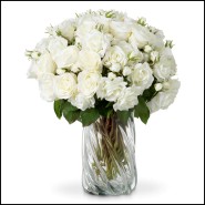 Bouquet 24 - Roses real touch 72 pcs/2 varieties