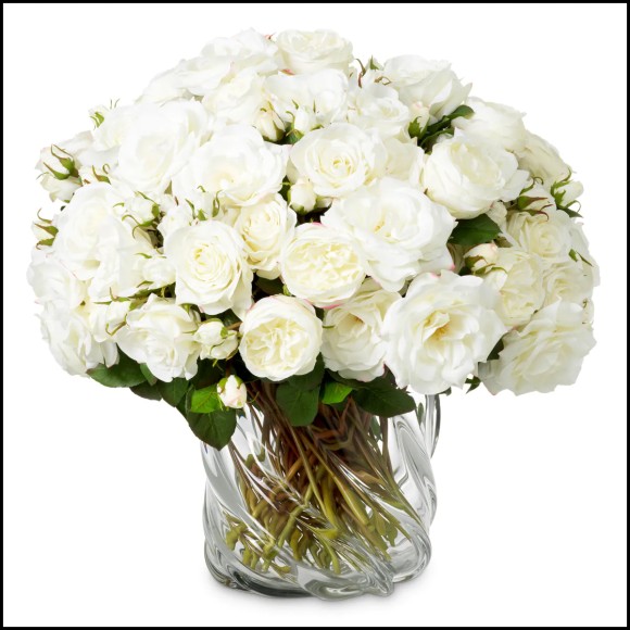 Bouquet 24 - Roses real touch 72 pcs/3 variétés