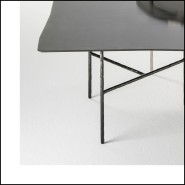 Table Basse 107 - Quadruple Carrée Nickel