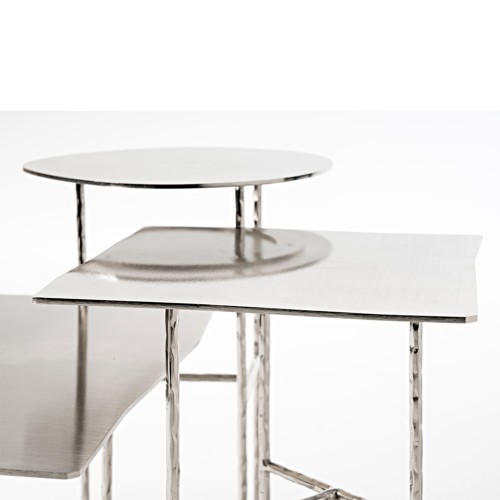 Side Table  107 - Quadruple Nickel