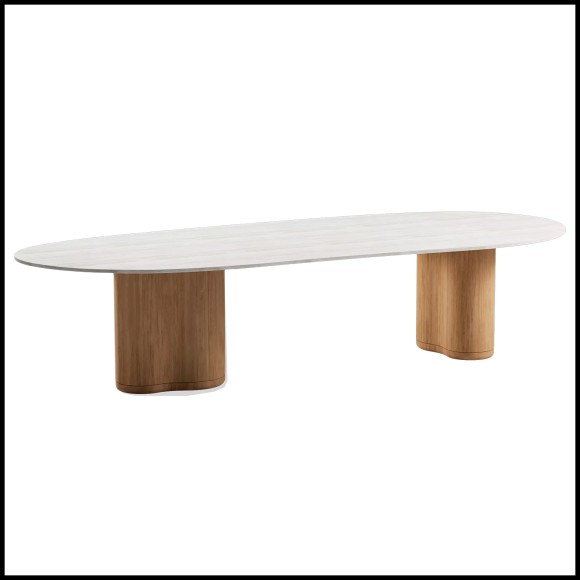 Dinning Table 48- Ogado White Large