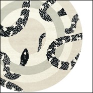 Tapis Rond 237 - Serpent de Terre