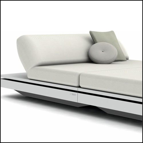 Lounger in PCA and Quaryl white finish 48-Elements C6