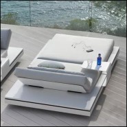 Lounger in PCA and Quaryl white finish 48-Elements C6