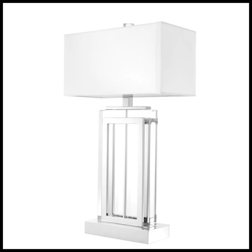 Lampe de Table 24 -  Arlington Crystal Nickel