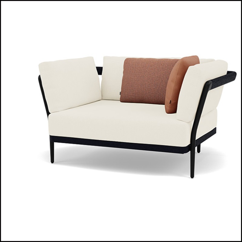 Lounge Chair 48 - Flows Black