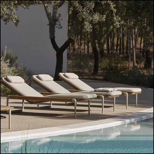 Sun Lounger Teak 48 - Flows