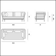 2 -Seater Sofa 48 - Flows