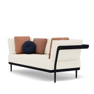 Sofa 2 - Seater 48 - Flows Teak Scuro