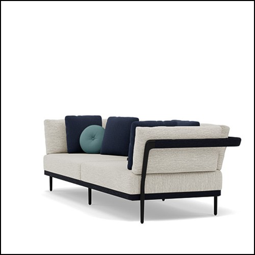 Sofa 48 - Flows 3 - Seater Black