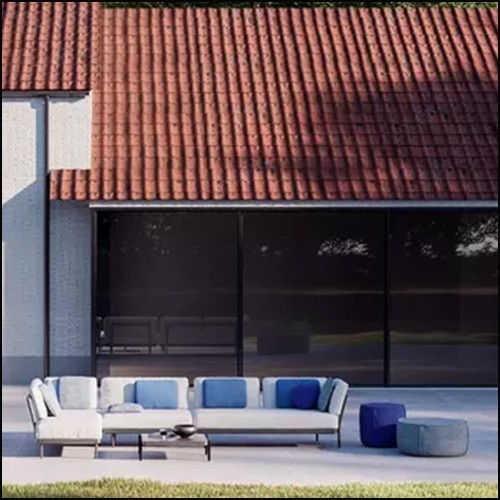 Outdoor Sofa 48 - Flows Black