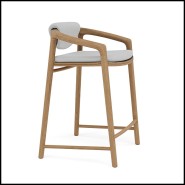 Counter Height Stool With Back 48 - Solid