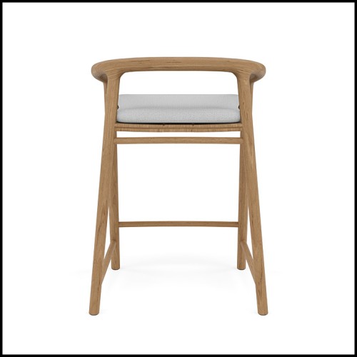 Counter Height Stool With Back 48 - Solid