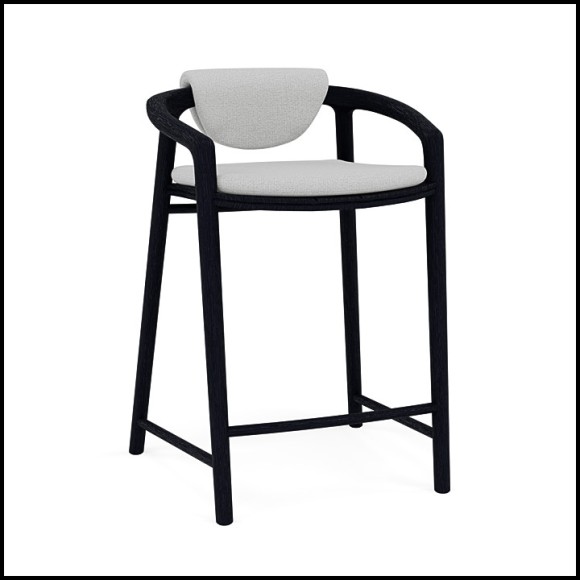 Counter Height Stool with back 48 - Solid