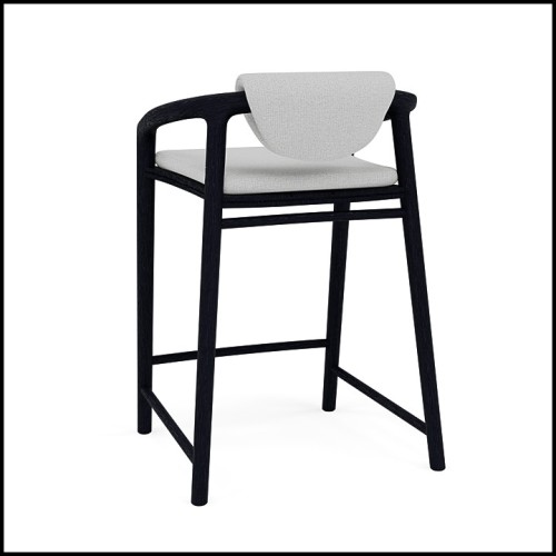 Counter Height Stool with back 48 - Solid