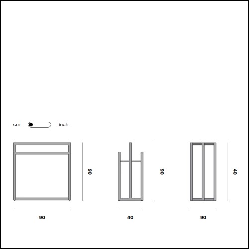 Towel Rack 48 - Siena